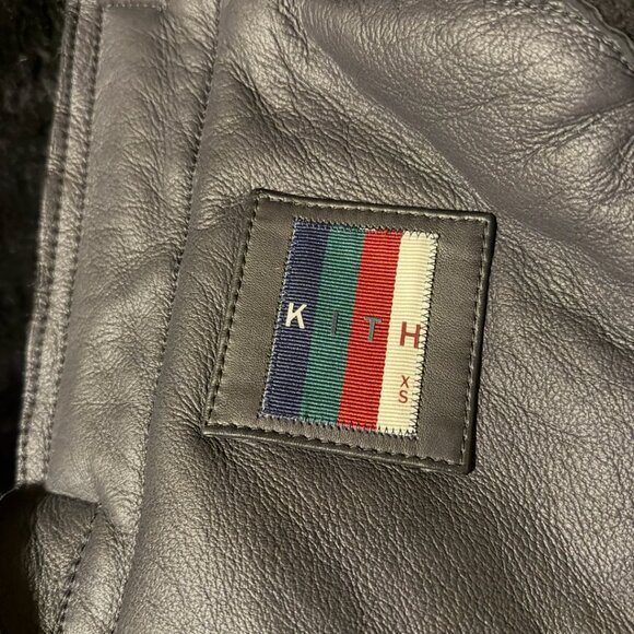 Sold~KITH leather trucker jacket XS - Picture 10 of 13